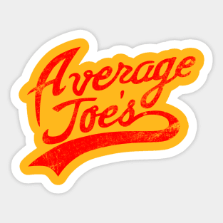 Average Joes Vintage Sticker